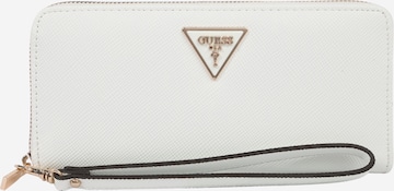 GUESS Wallet 'Laurel' in White: front