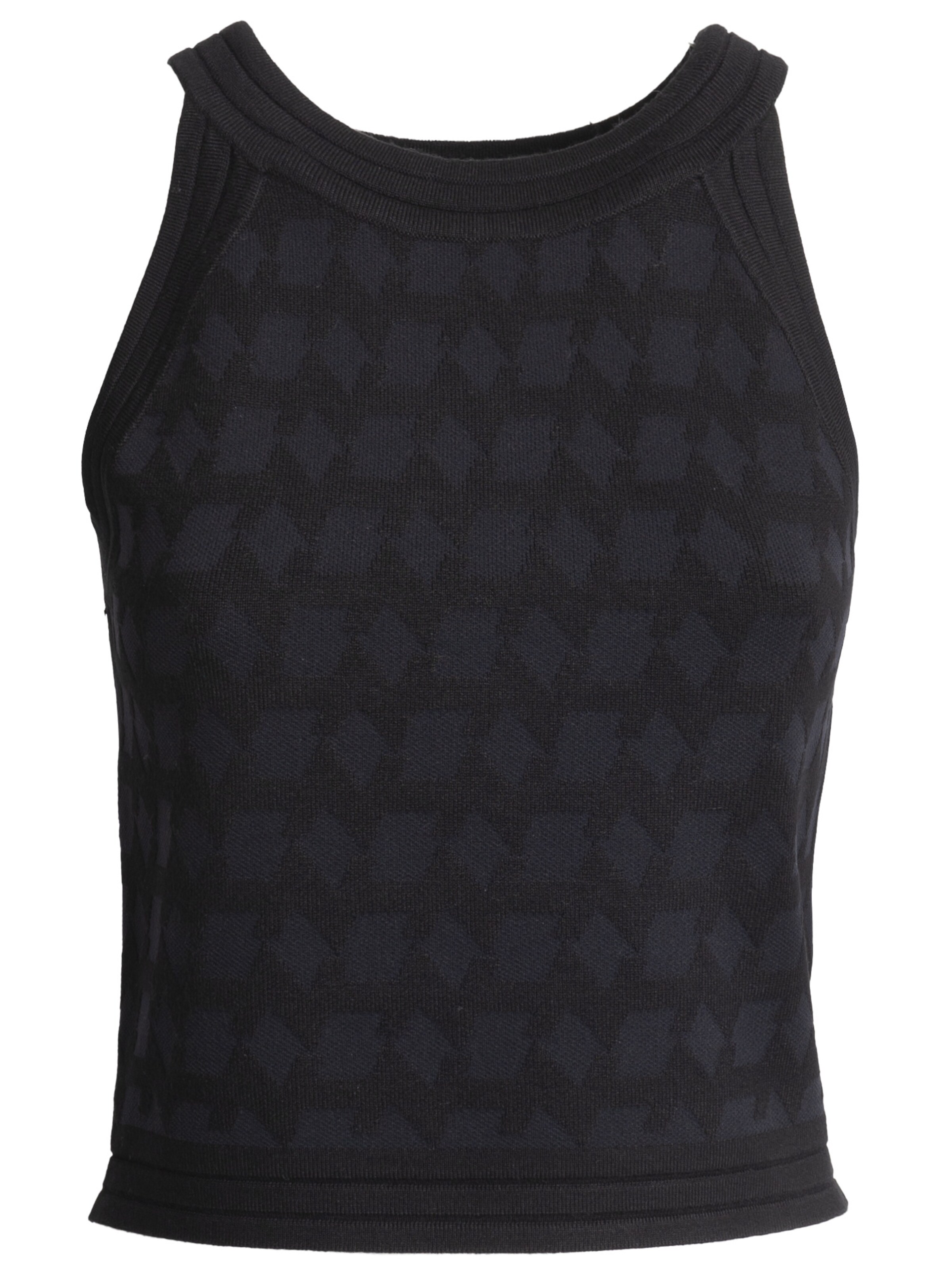 Influencer Knitted top in Black: front