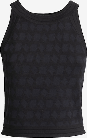 Tops en tricot Influencer en noir : devant