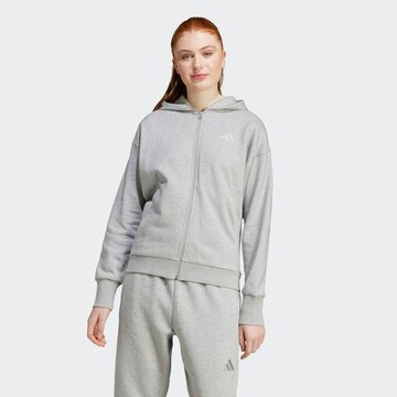 Veste de survêtement 'ALL SZN' ADIDAS SPORTSWEAR en gris : devant