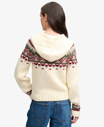 Pull-over 'Fairisle' Superdry & Co en blanc