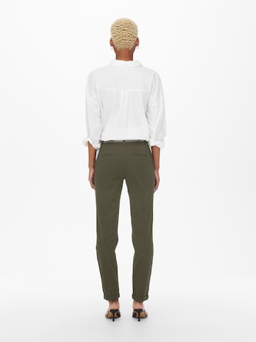 Regular Pantalon chino 'BIANA-MAREE' ONLY en vert