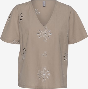 CULTURE Bluse 'Neely' in Beige: predná strana