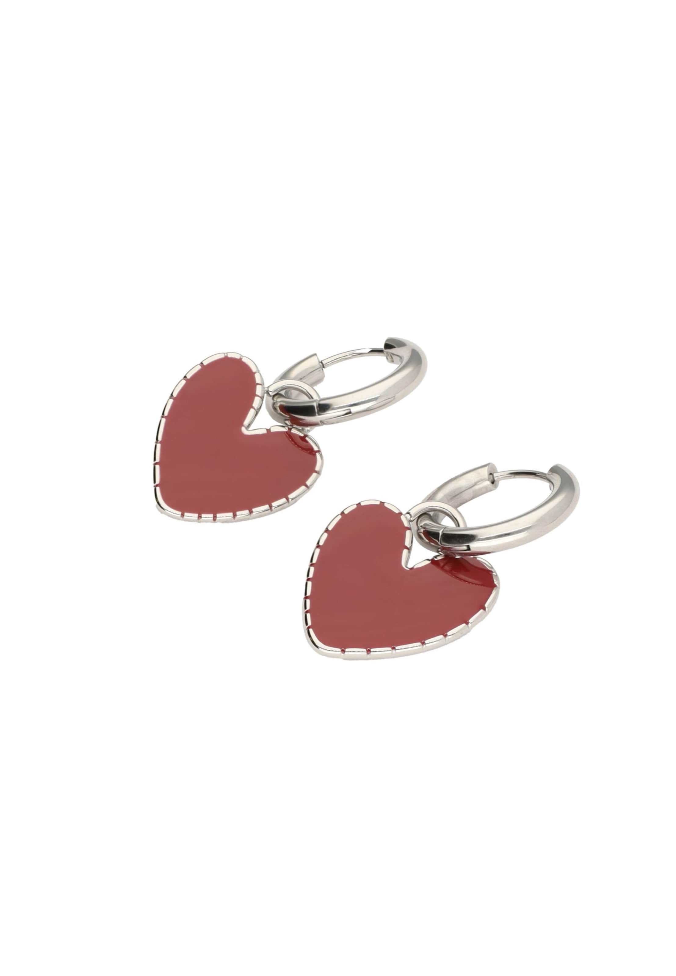 Boucles d'oreilles My Jewellery en rouge