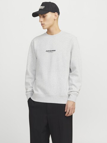 JACK & JONES Sweatshirt in Grijs: voorkant