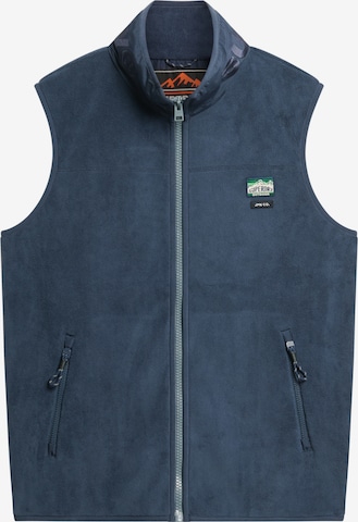 Superdry Weste in Blau: Vorderseite