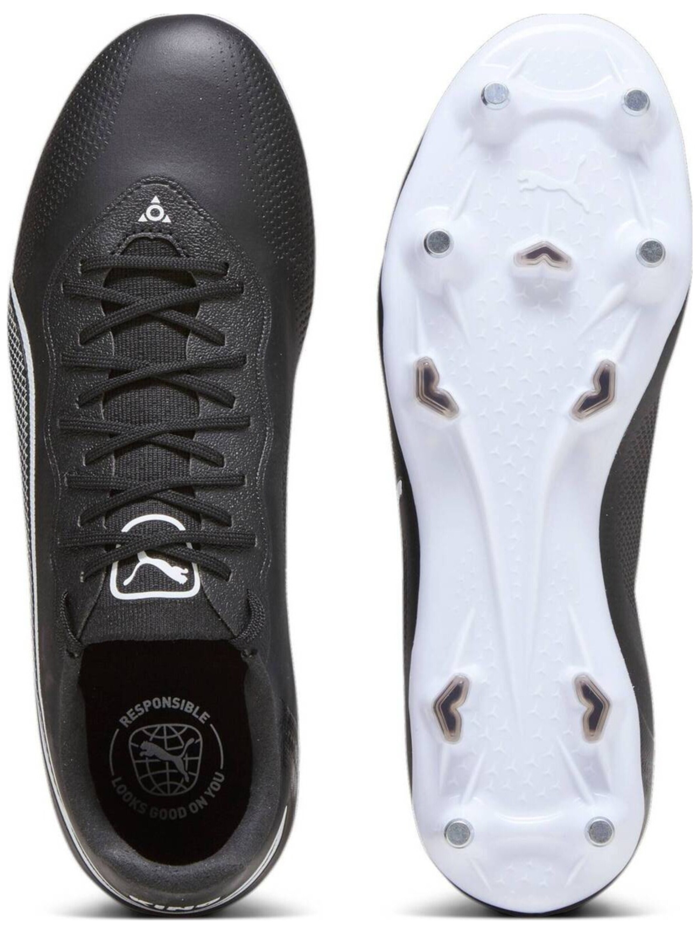 Scarpa da calcio 'Puma King Pro Mxsg' di PUMA in nero
