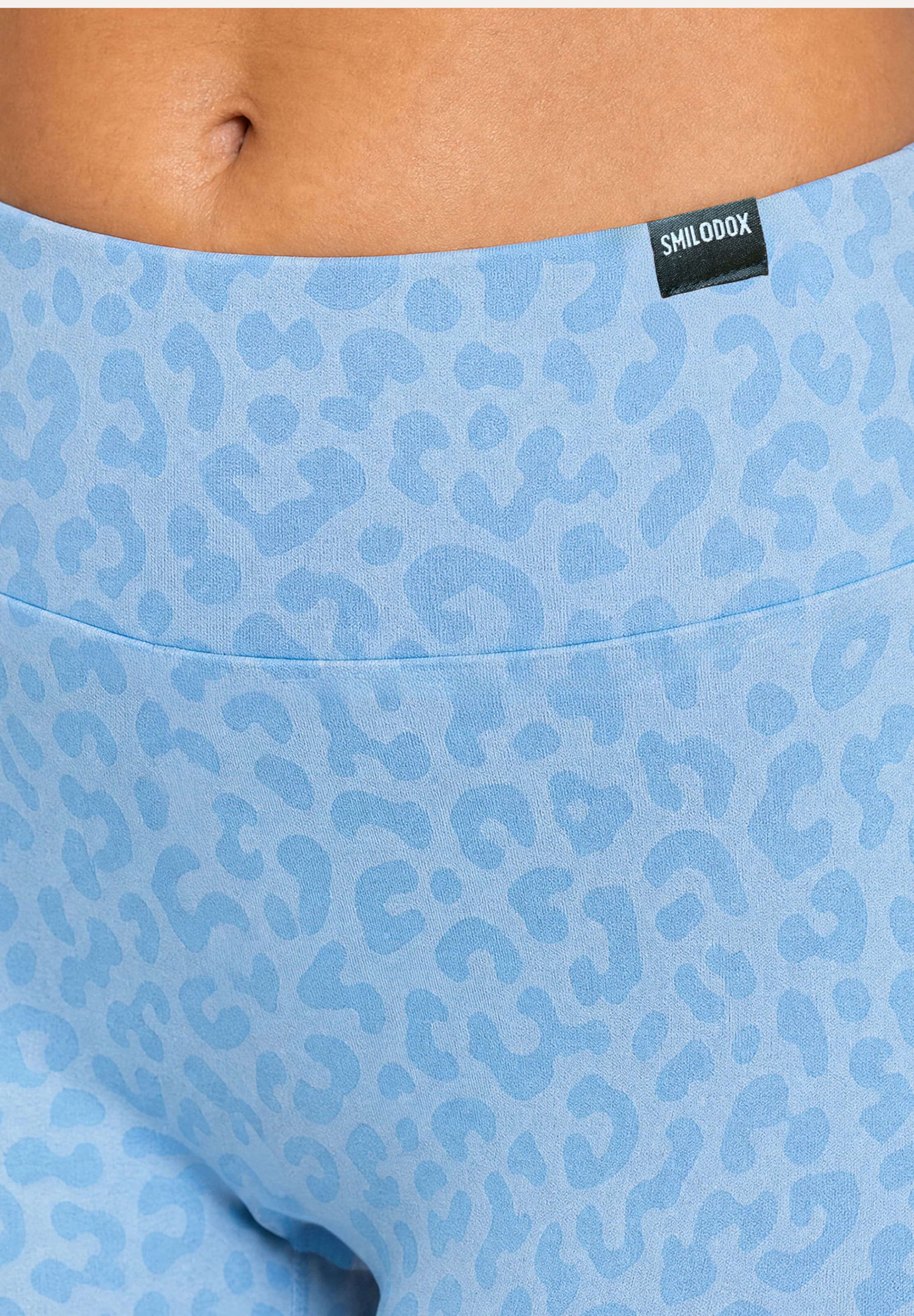 Skinny Leggings ' Velvara ' Smilodox en bleu
