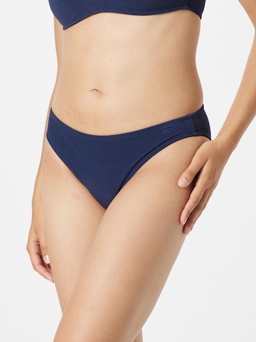 Calvin Klein Swimwear Bikini Bottoms in Blue: front