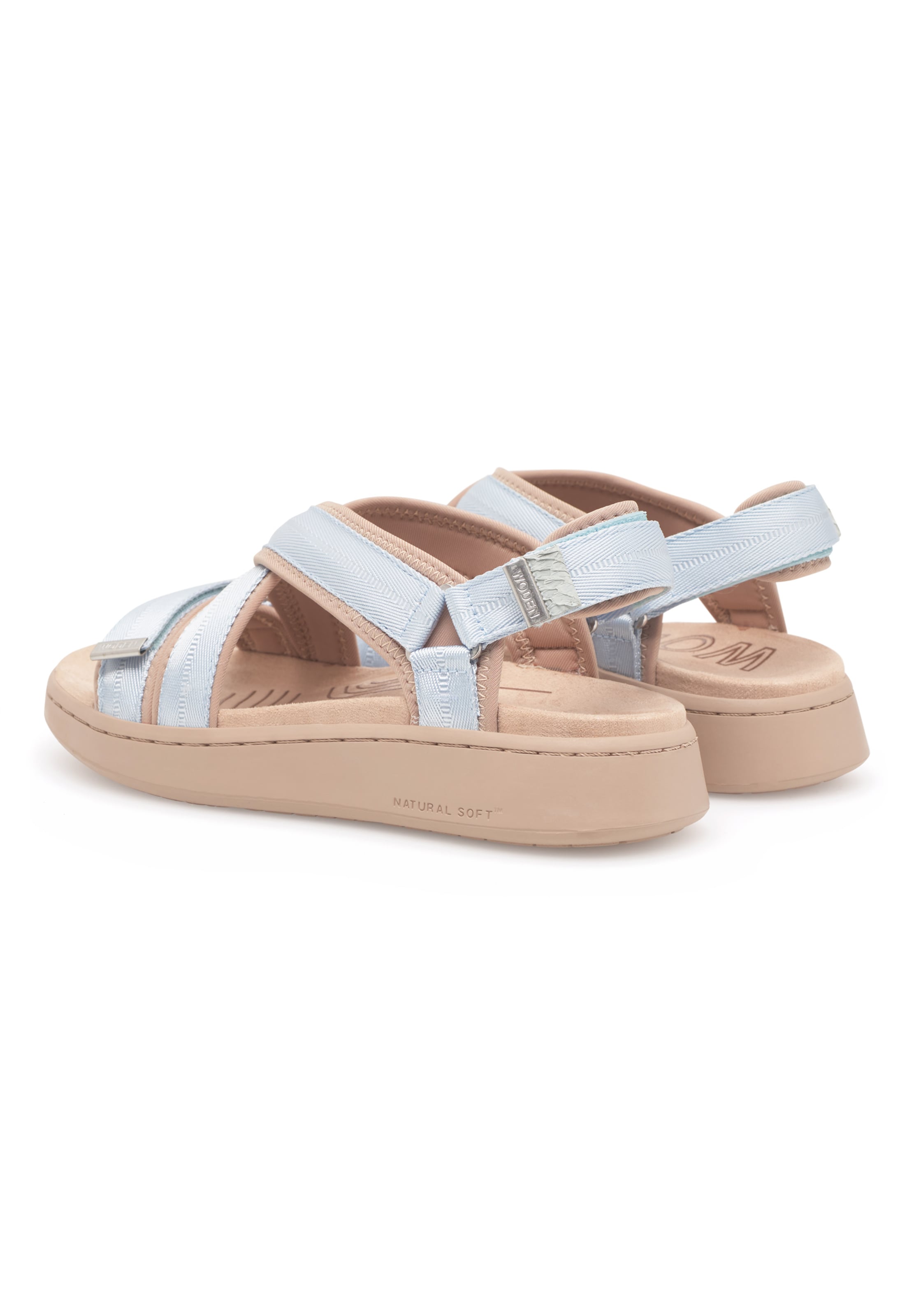 WODEN Sandaal 'Line' in Blauw