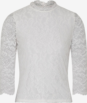 Blouse folklorique 'Amberg' SPIETH & WENSKY en blanc : devant