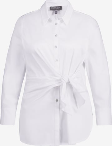 Ulla Popken Blouse in Wit: voorkant