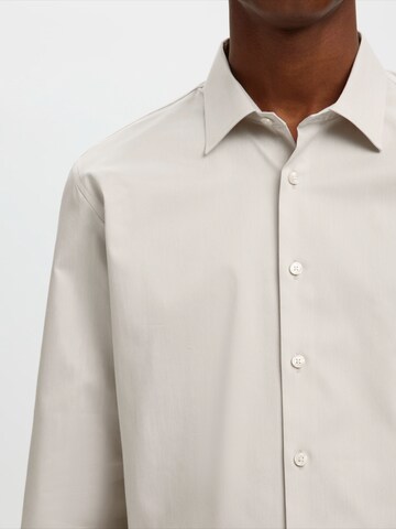 SELECTED Slim fit Πουκάμισο σε μπεζ