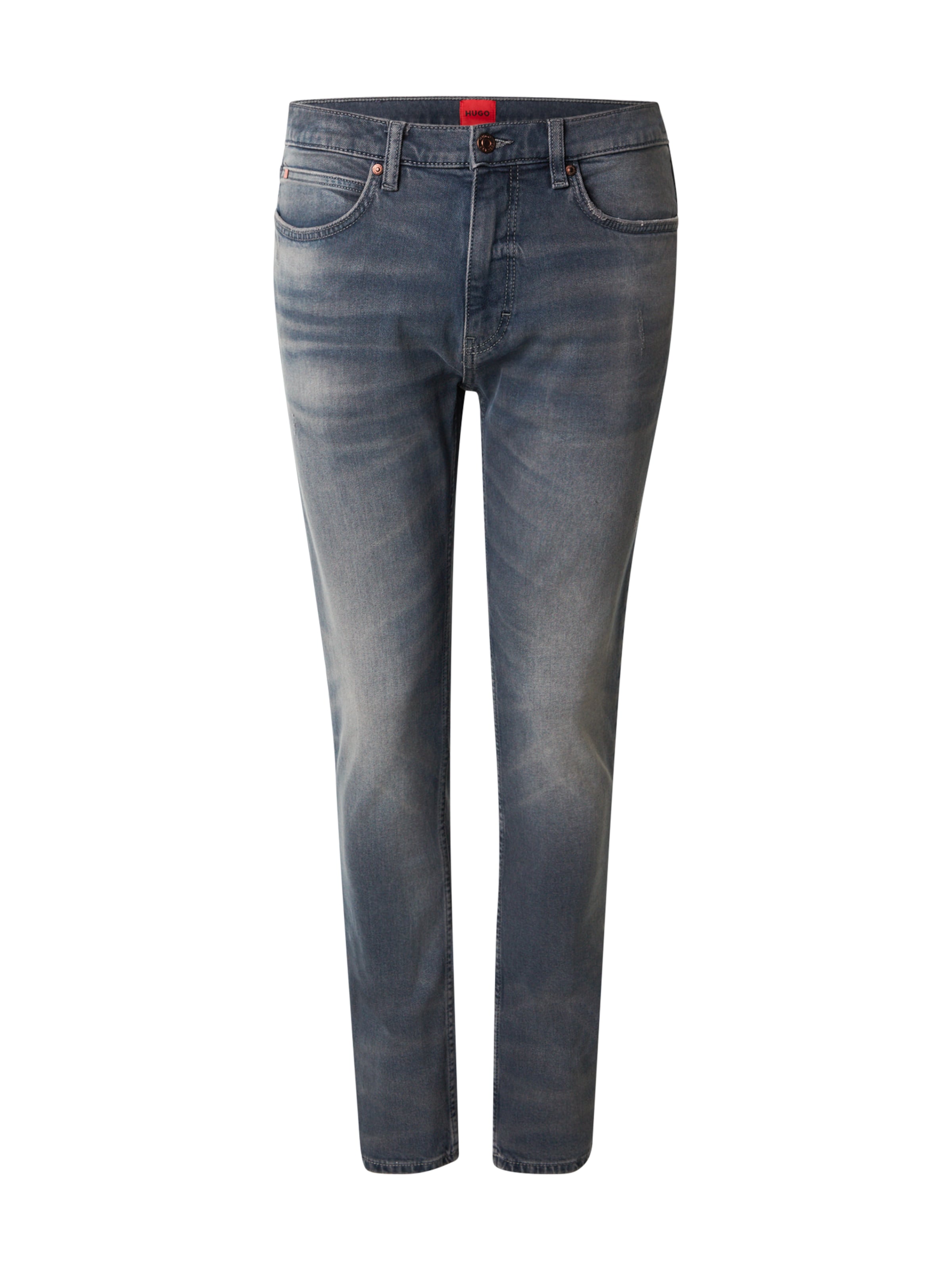 HUGO Слим Джинсы '734' в Синий: спереди