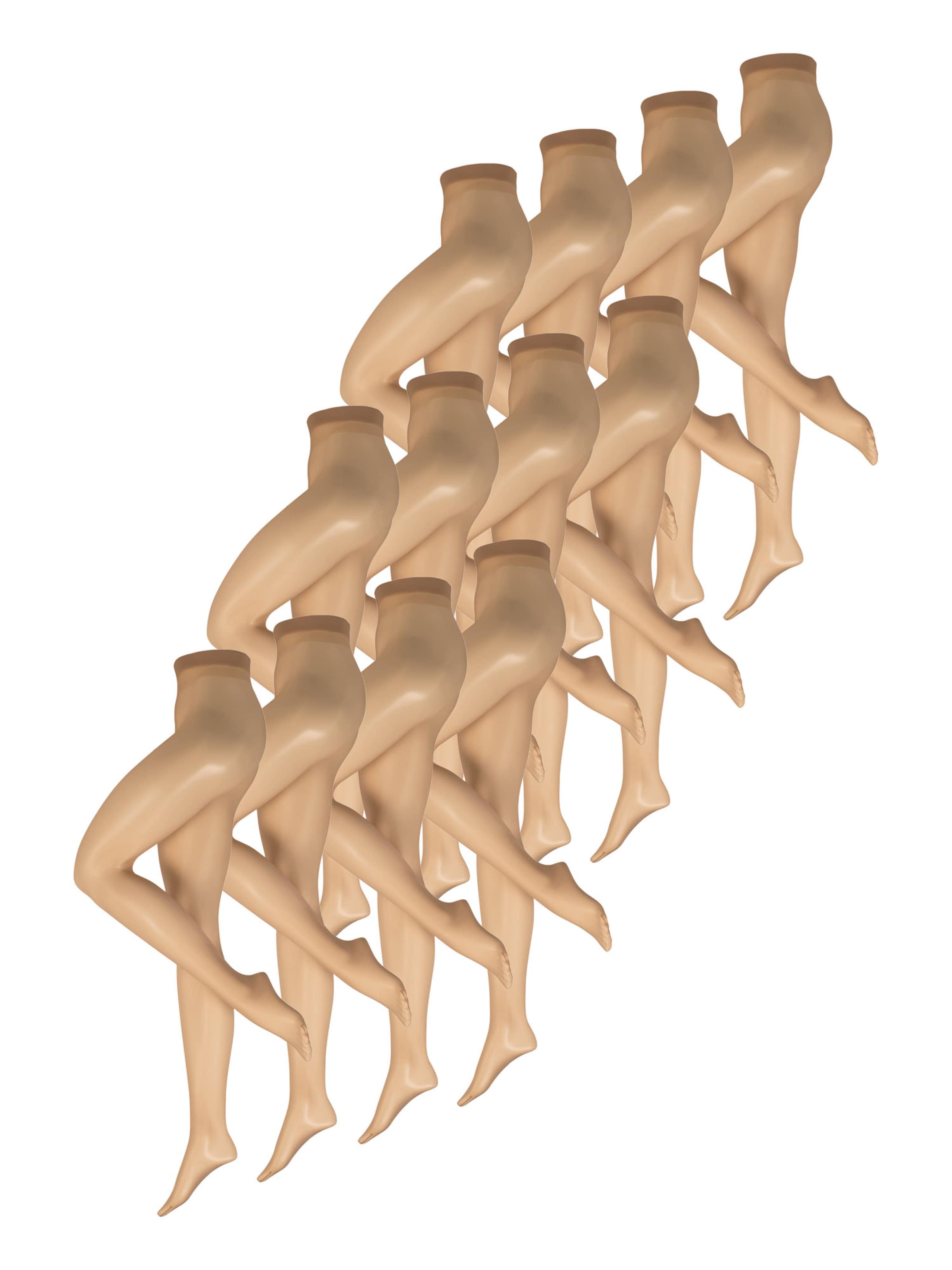 Nur Die Feinstrumpfhose ' Transparent 15 DEN ' in Braun: Vorderseite