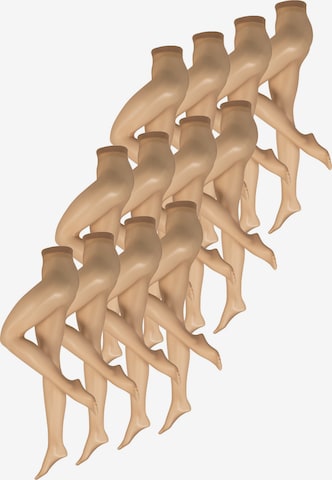 Nur Die Feinstrumpfhose ' Transparent 15 DEN ' in Braun: Vorderseite