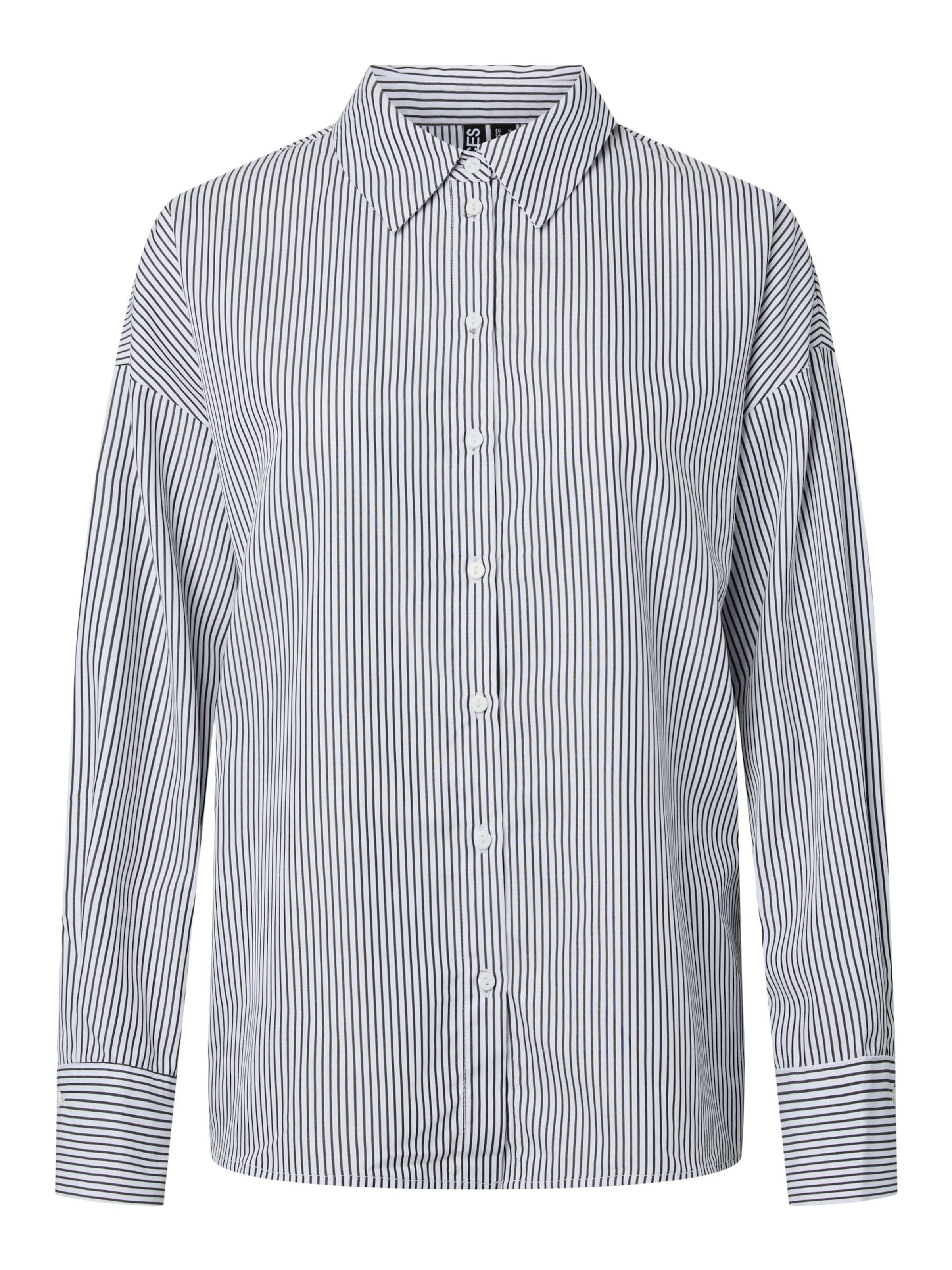 Chemisier 'PCJULIA' PIECES en blanc : devant