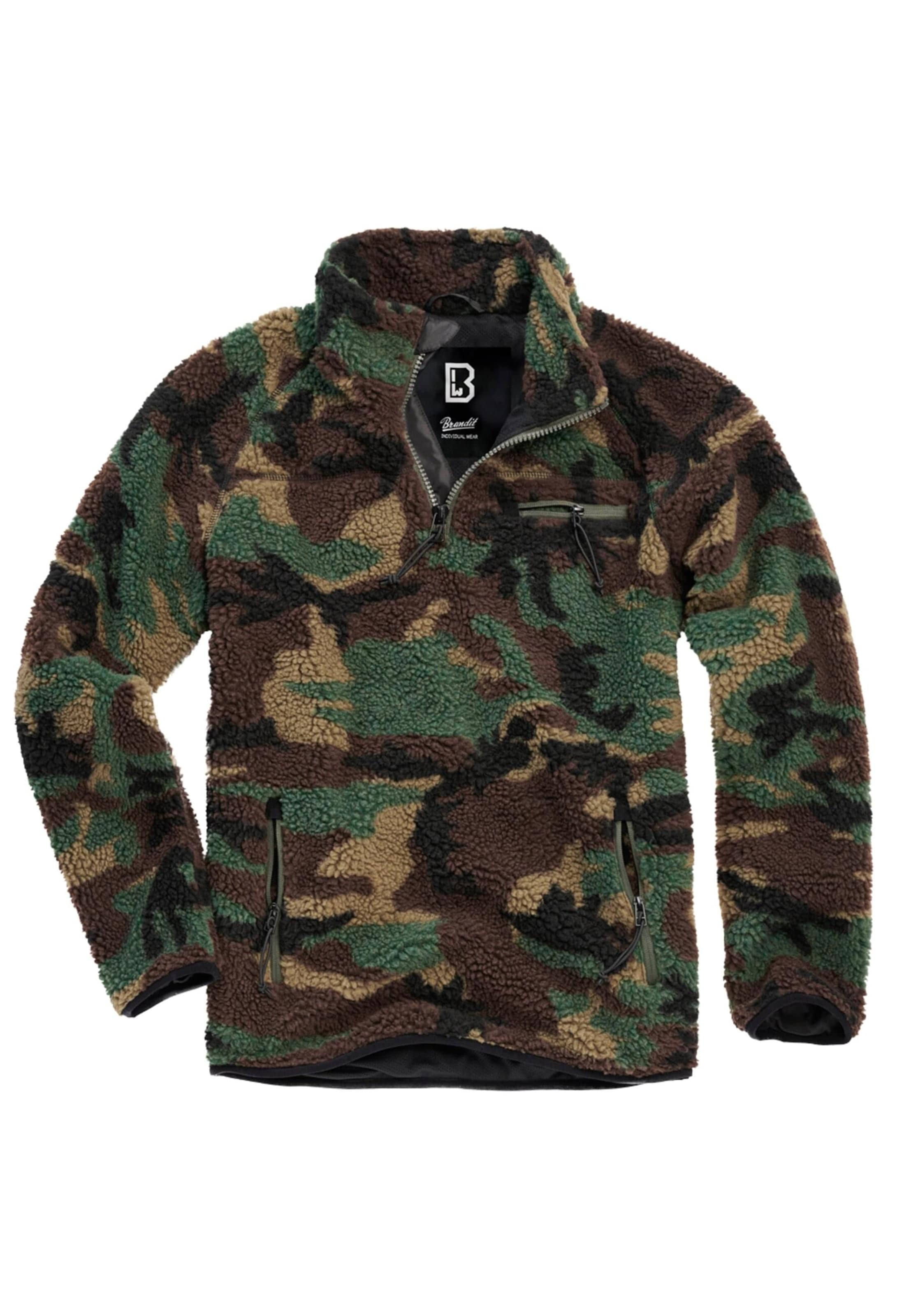 Pullover di Brandit in verde: frontale