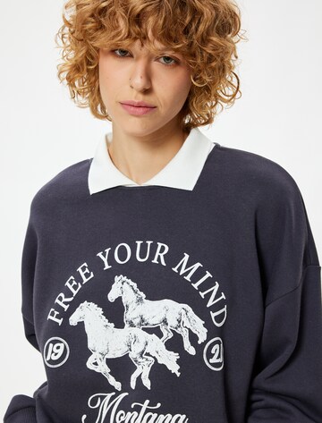 Koton Sweatshirt in Grau