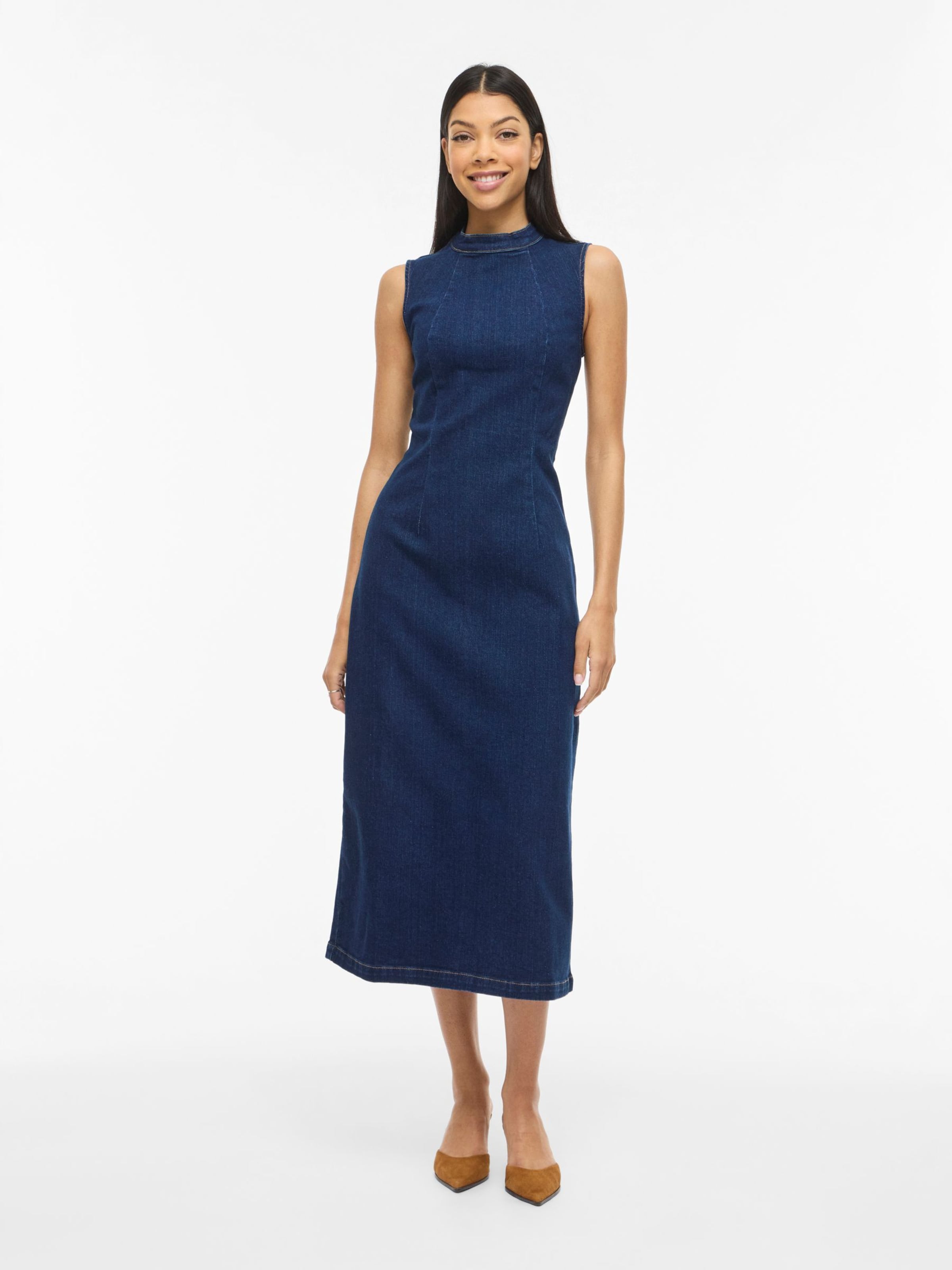 VILA Kleid in Blau: Vorderseite