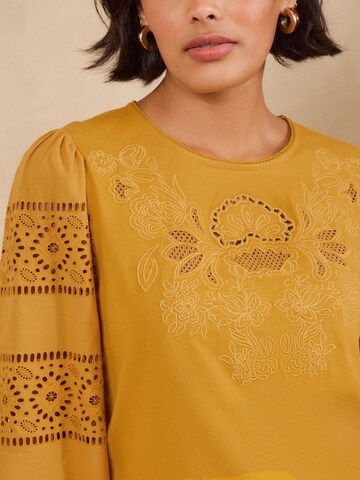 Camicia da donna di love & roses in giallo