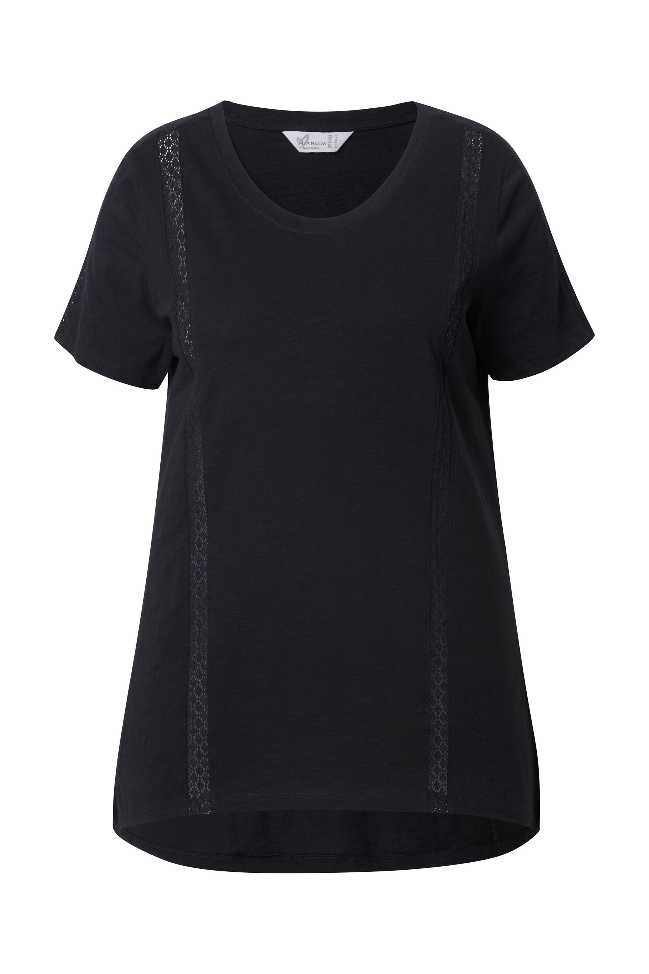MIAMODA Shirt in Black: front
