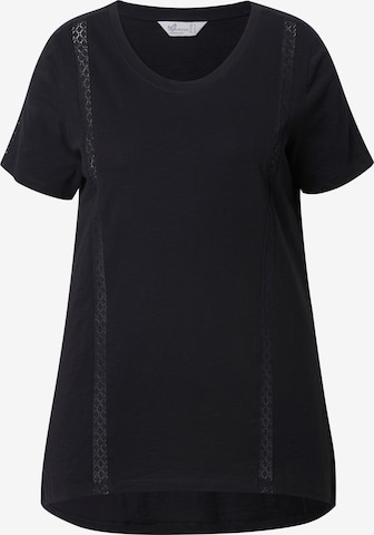 MIAMODA Shirt in Schwarz: Vorderseite
