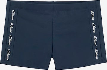 s.Oliver Badeshorts in Blau: Vorderseite