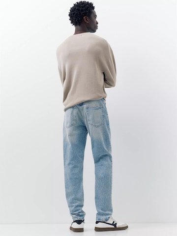 Regular Jeans de la Pull&Bear pe albastru