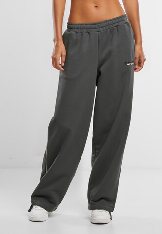 Karl Kani Wide Leg Hose in Schwarz: Vorderseite