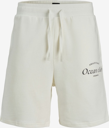 JACK & JONES Loosefit Shorts 'OCEAN CLUB‘ in Weiß: predná strana
