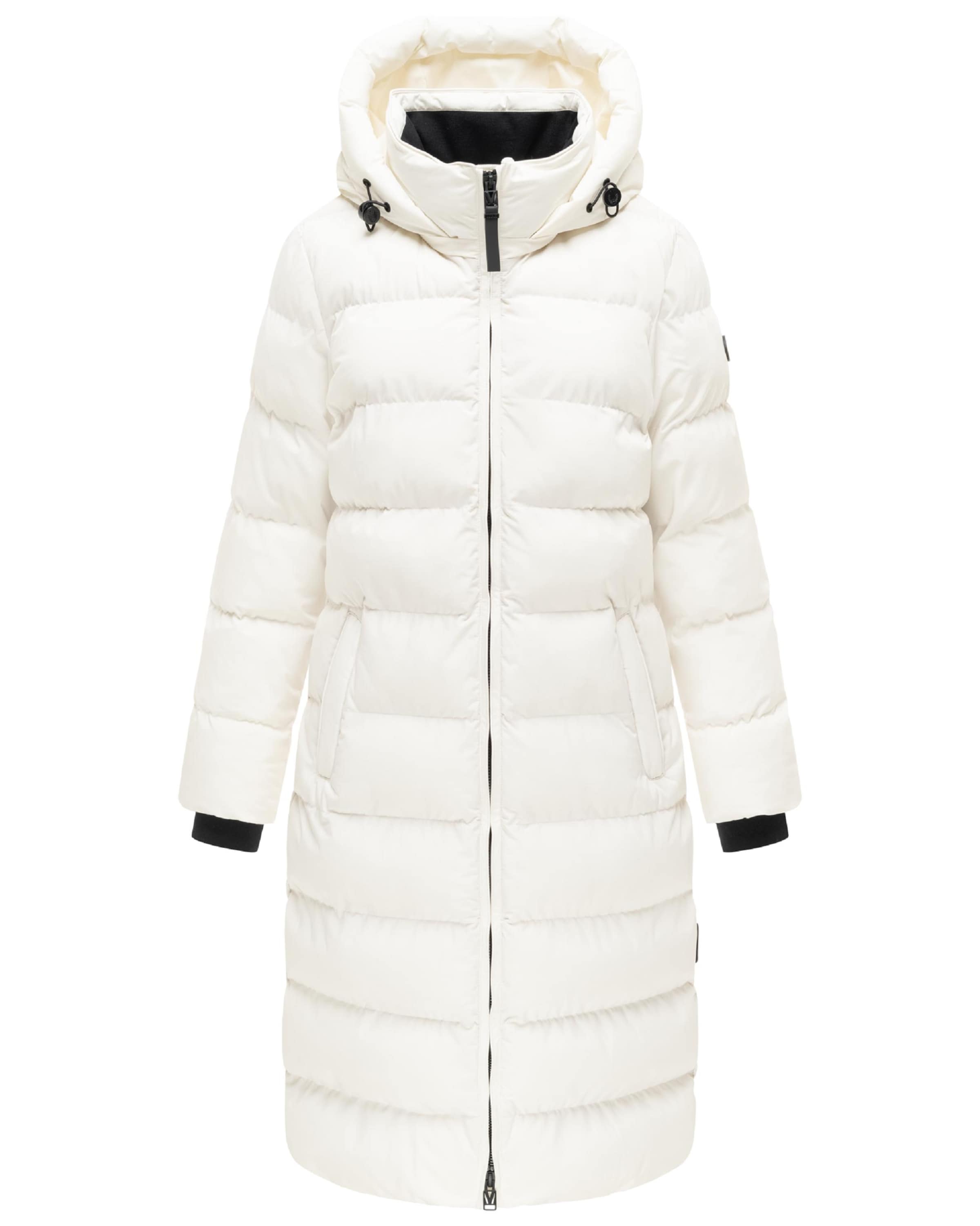 MARIKOO Raincoat 'Harukaa 16' in White: front