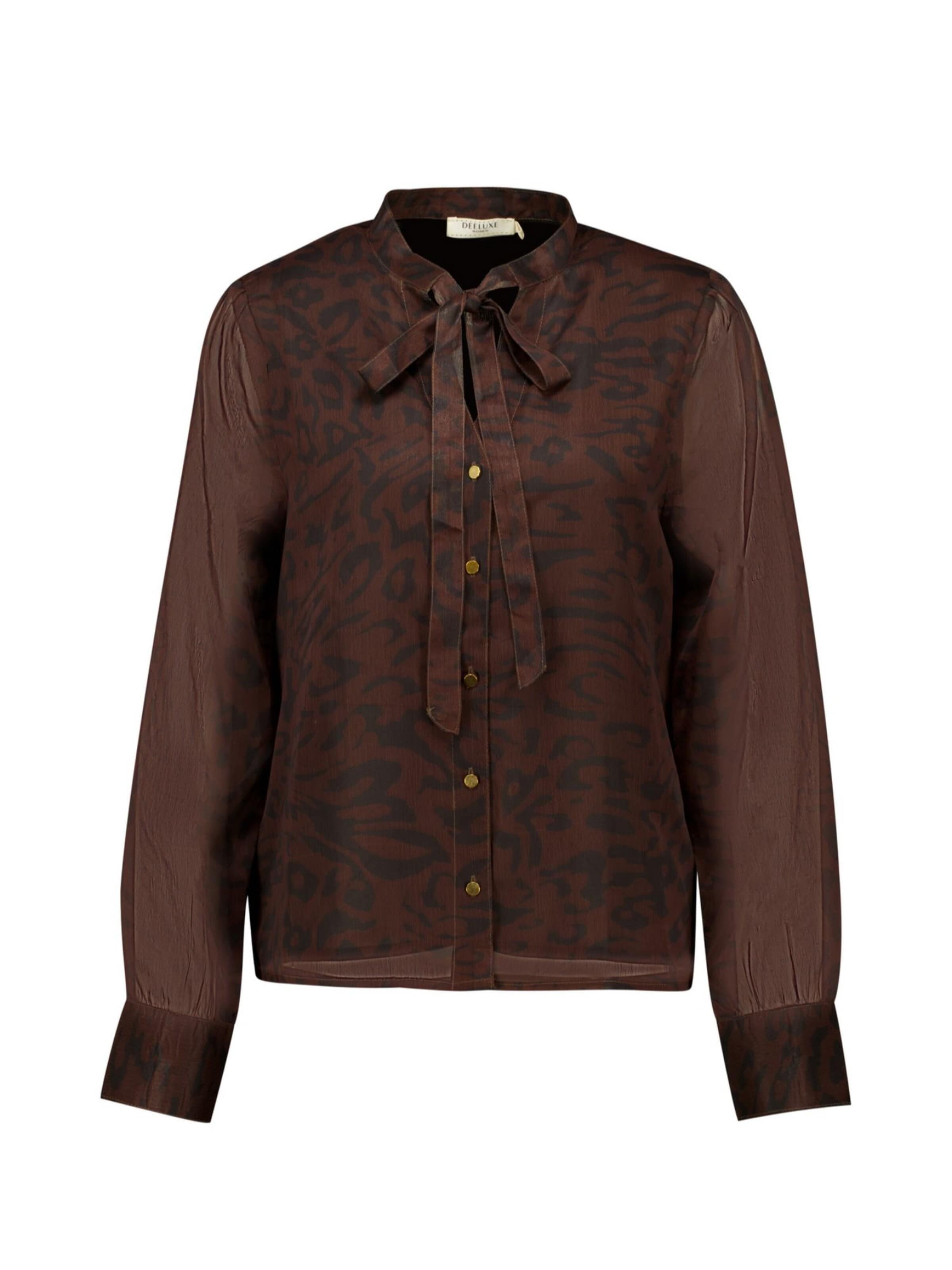 Deeluxe Blouse in Bruin: voorkant