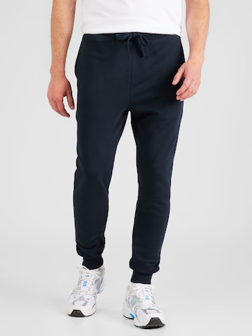 Tapered Pantaloni de la Lyle & Scott pe albastru: față