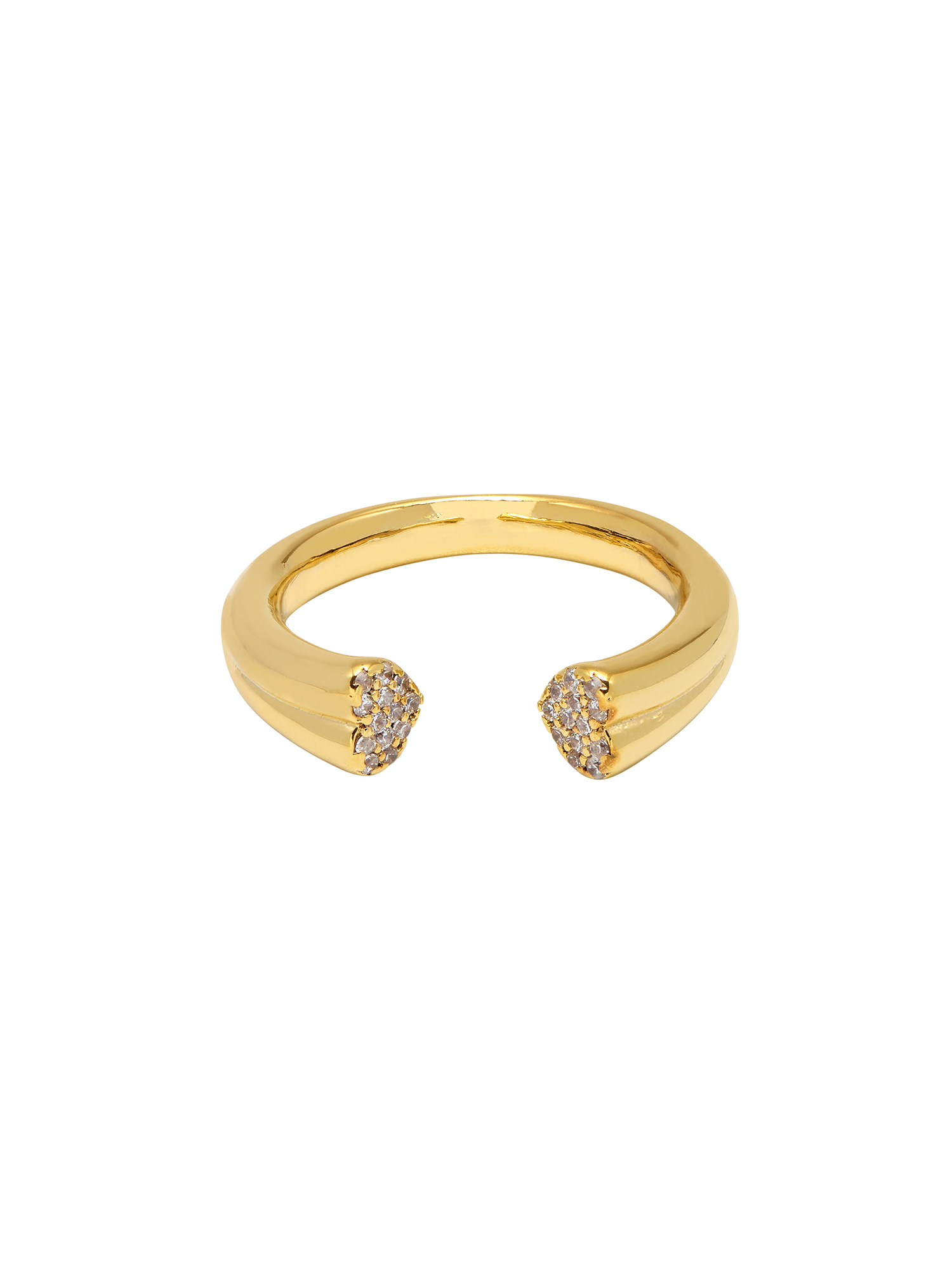 Abbigliamento Donna Estella Bartlett Anello Open Heart in Oro Abbigliamento Donna Estella Bartlett Anello Open Heart in Oro