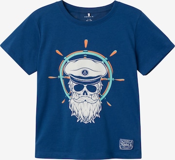 T-Shirt 'TAVIK' NAME IT en bleu : devant