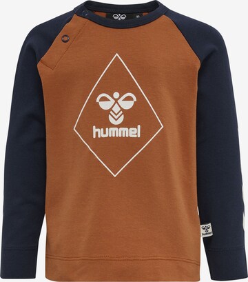 T-Shirt Hummel en marron : devant