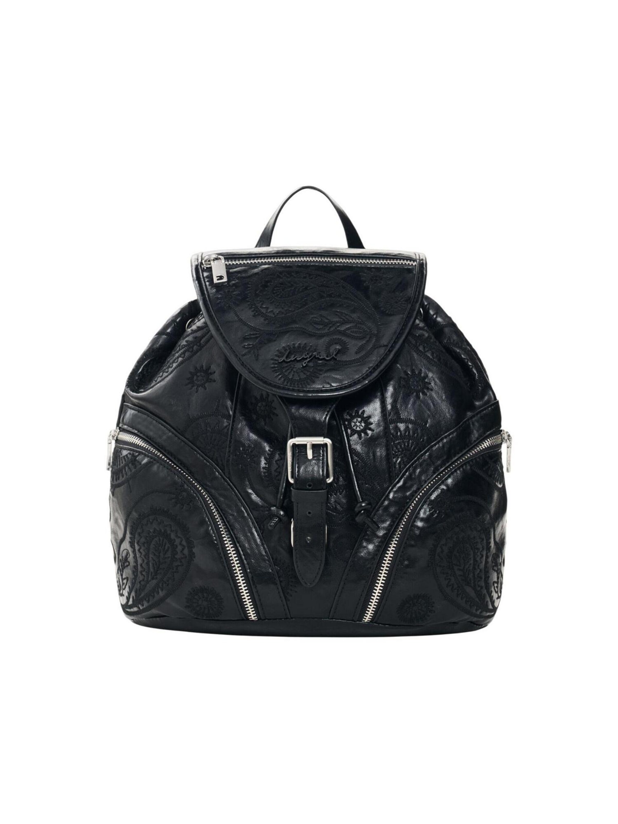 Desigual - Mochila 'BACK_SIROCO TULA MINI BLA 26WAKP06' en negro: frente