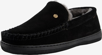 Ciabatta 'Grizzly' di Warmbat in nero: frontale