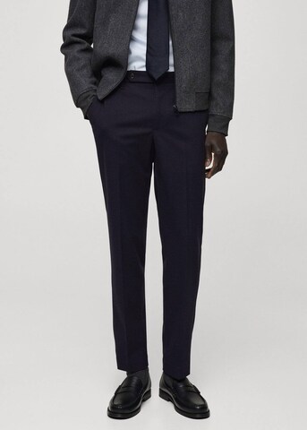 MANGO MAN Slimfit Hose 'Stanford' in Blau: Vorderseite