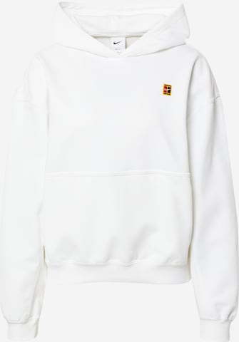 NIKE Sportief sweatshirt in Wit: voorkant