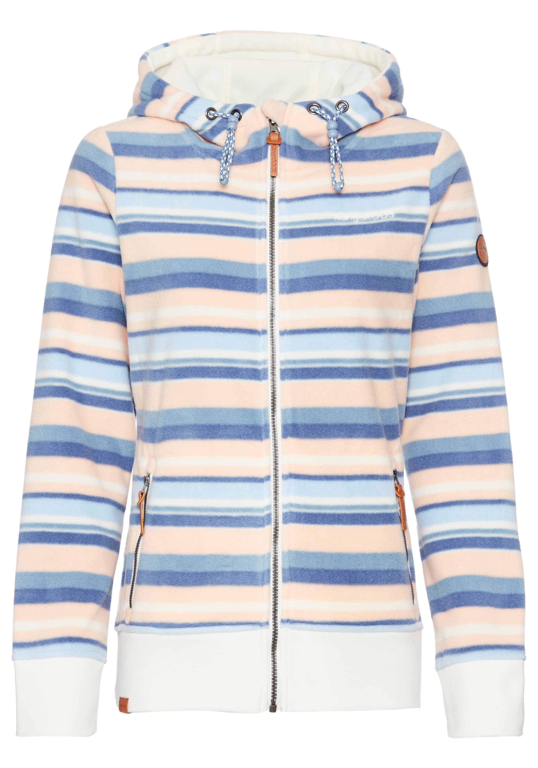 KangaROOS Fleecejacke in Mischfarben: Vorderseite