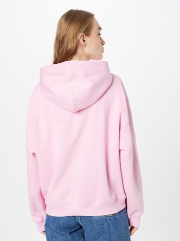 WEEKDAY Sweatshirt i rosa