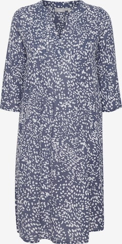 Fransa Shirt Dress in Blue: front