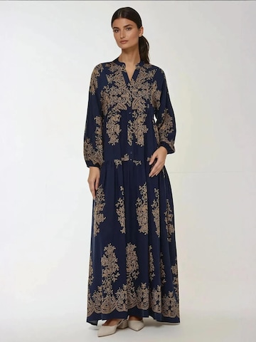 Hiccup - Vestido em azul: frente