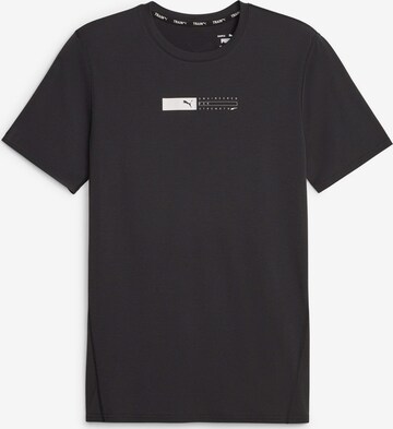 PUMA Функциональная футболка в Черный: спереди