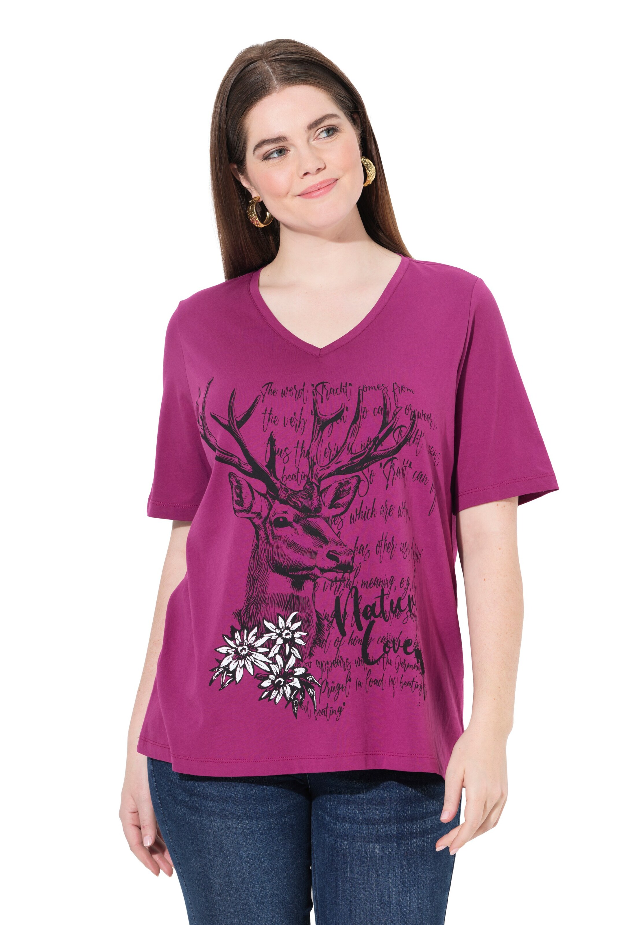 Ulla Popken Shirt in Pink: front