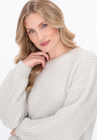 DreiMaster Klassik Pulover | siva barva