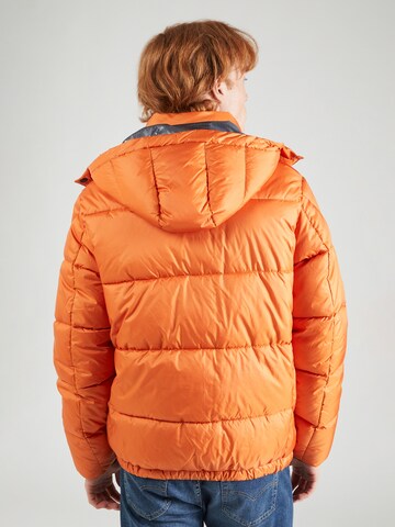 BLEND Prechodná bunda - oranžová