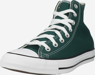 CONVERSE Baskets hautes 'Chack Tailor all Star' en vert foncé / noir / blanc, Vue avec produit